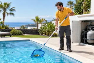 Imagen ilustrativa: Mantenimiento y limpieza de piscinas