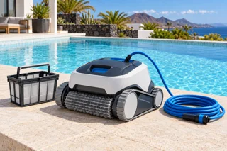 Imagen ilustrativa: Limpiafondos y robots de piscina