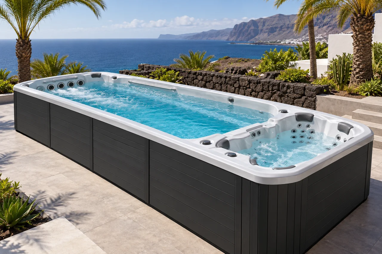 Imagen ilustrativa: Swimspa con zona de actividad